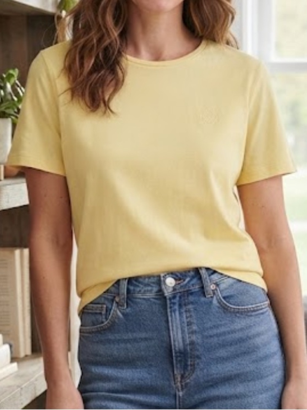 Liz Claiborne Cotton Top Yellow nwt